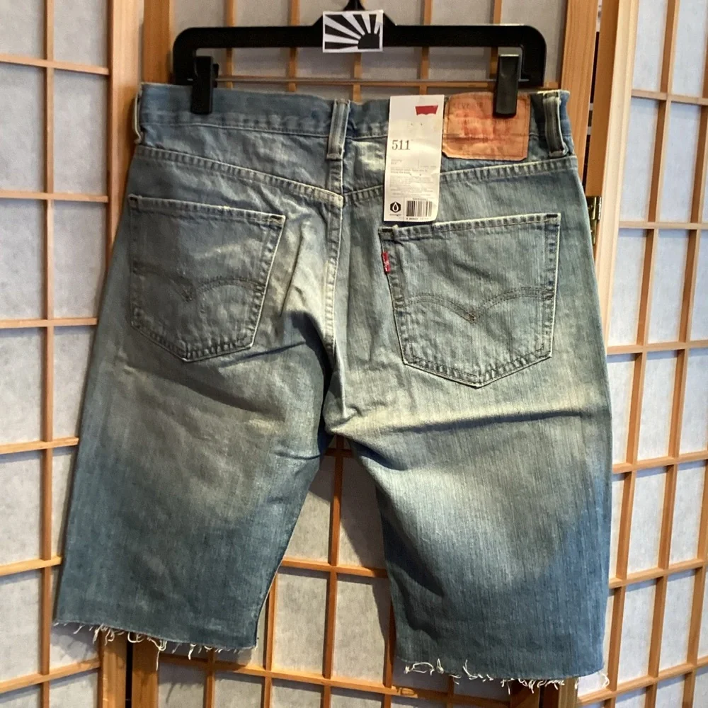 Levi's 511 Skinny Shorts Vintage Denim Men's Size 32